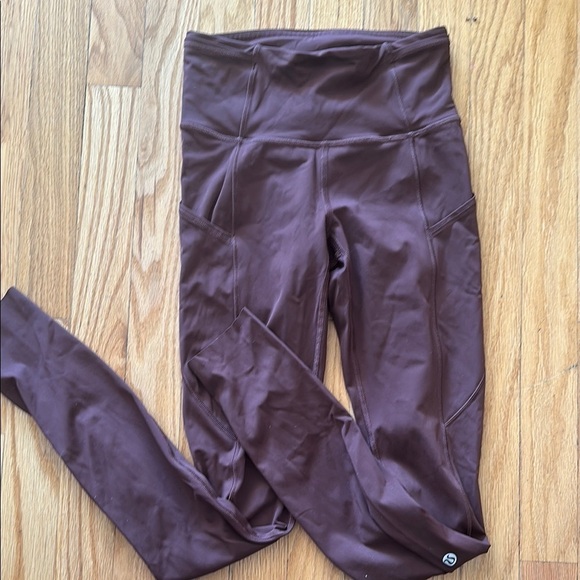 Lululemon 2 Fast + Free High-Rise 28" Non-Reflective Brushed Nulux Brown Earth - Picture 3 of 15
